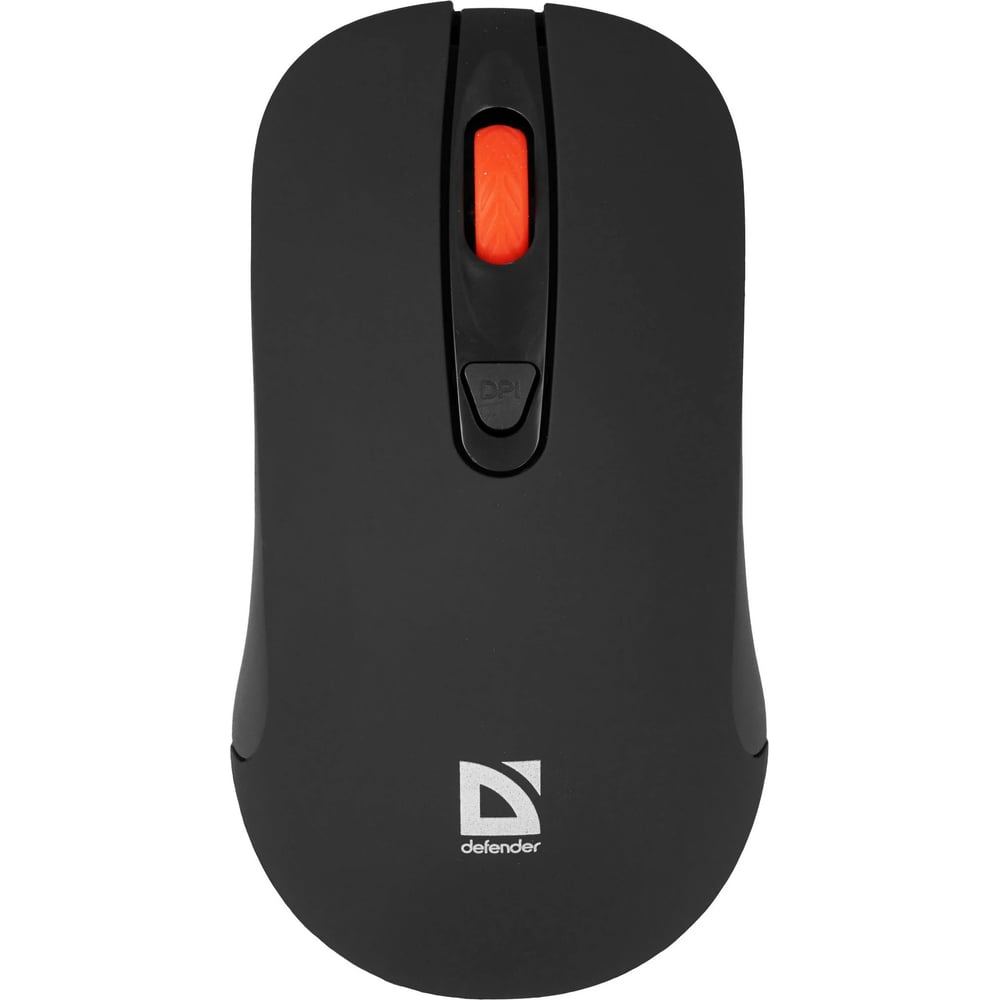 Изображение товара Беспроводная оптическая мышь Defender Nexus MS-195 черный,4 кнопки,800-1600 dpi 52195 Изображение товара Беспроводная оптическая мышь Defender Nexus MS-195 черный,4 кнопки,800-1600 dpi 52195