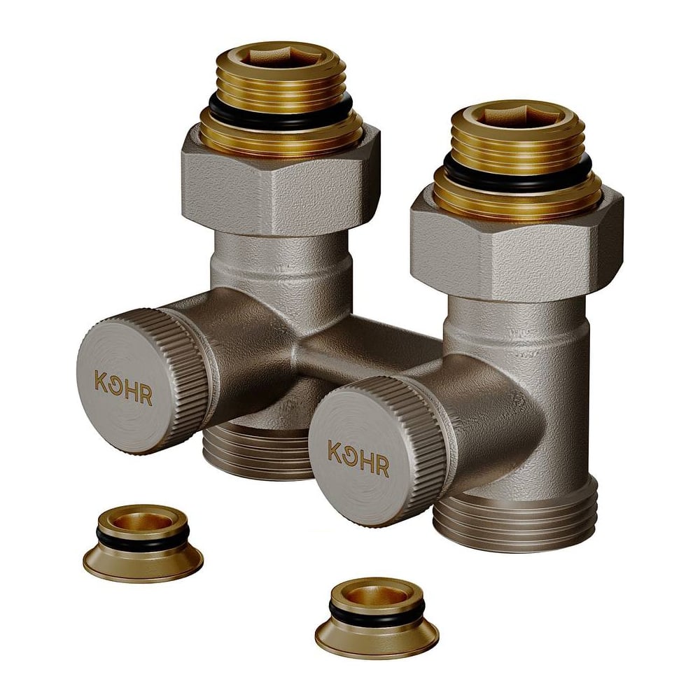 Узел нижнего подключения KOHR 1/2x3/4 прямой LC 01025NK