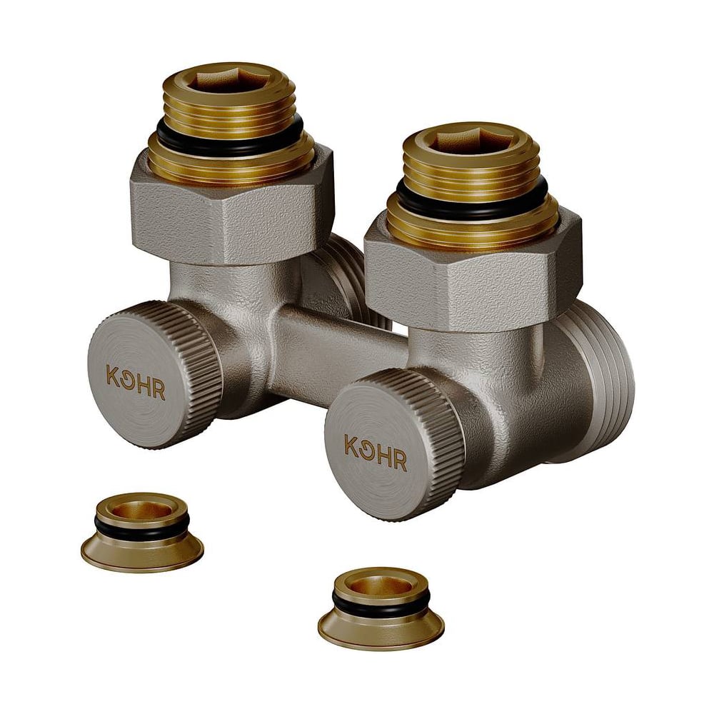 Узел нижнего подключения KOHR 1/2x3/4 угловой LC 02025NK