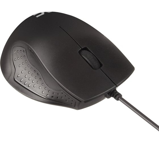 Изображение товара Мышь ExeGate Professional Standard SH-9028 USB, оптическая, 1000dpi, 3D, 3 кнопки и колесо прокрутки, длина кабеля 1,5м, черная, Color Box 264101