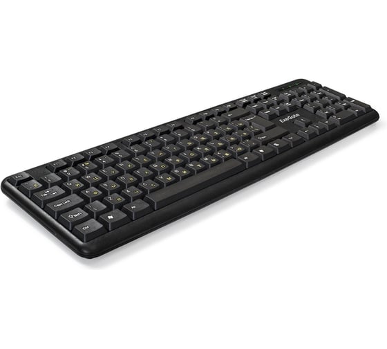 Изображение товара Клавиатура ExeGate Professional Standard LY-405 USB, полноразмерная, влагозащищенная, 105кл., Enter большой, длина кабеля 1,5м, черная, Color Box 287138