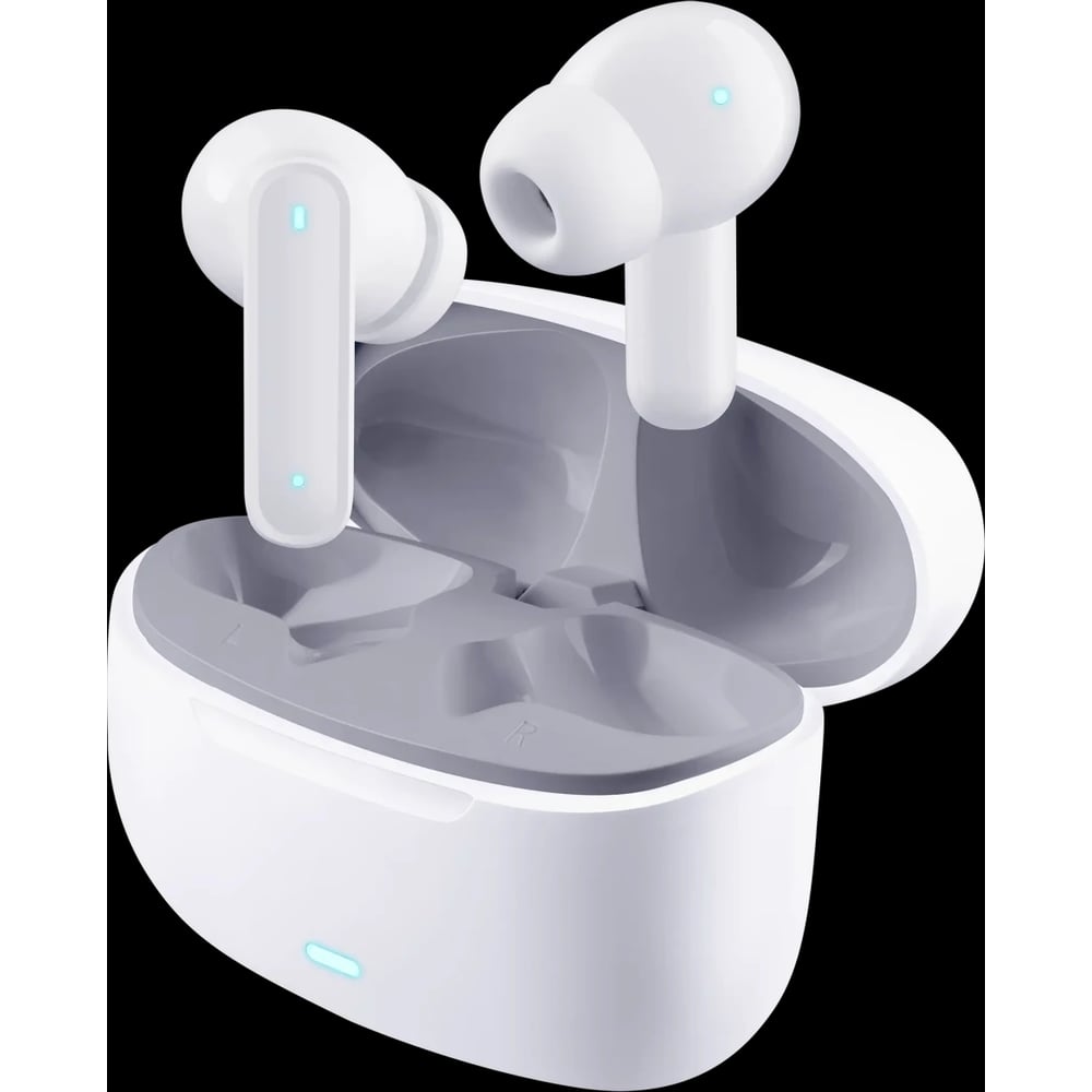 Изображение товара Беспроводные Bluetooth наушники DEFENDER Twins 945 Белый с микрофоном Изображение товара Беспроводные Bluetooth наушники DEFENDER Twins 945 Белый с микрофоном