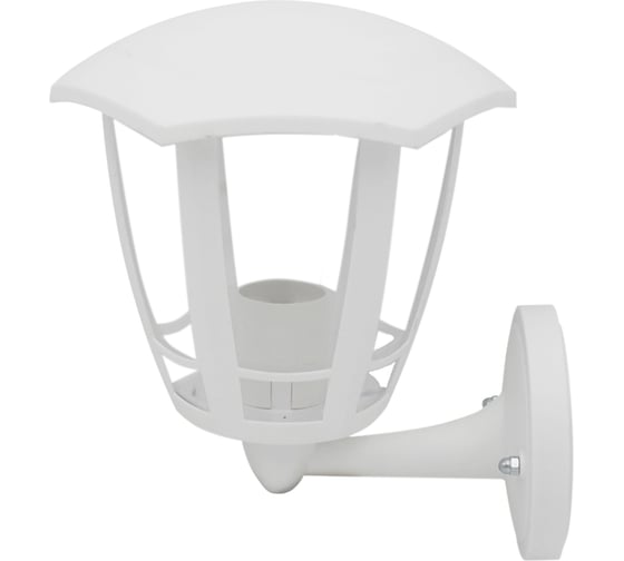 Изображение товара Настенный садово-парковый светильник Apeyron вверх, Е27x60Вт, 6-гранный, пластик, белый, прозрачный 170x193x230мм 11-163