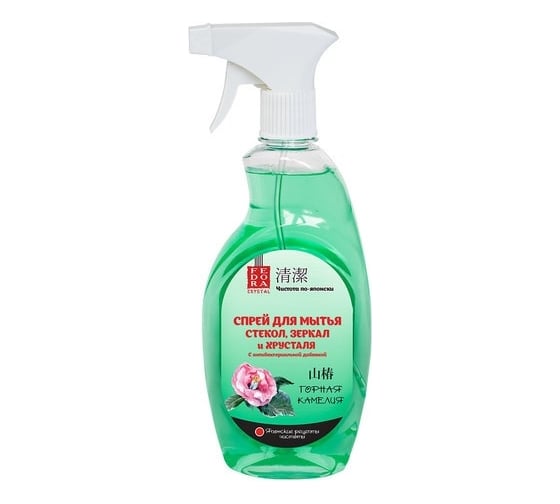 Изображение товара Средство для мытья стекол Fedora с ароматом горной камелии, 500 мл 494