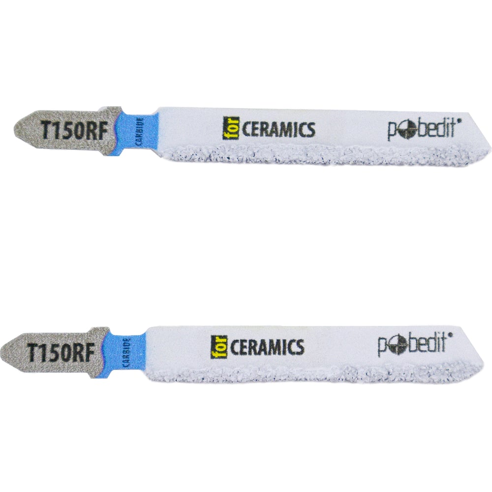 Изображение товара Полотна для электролобзика Pobedit T150RF, Carbide, (2шт) 2500601 Изображение товара Полотна для электролобзика Pobedit T150RF, Carbide, (2шт) 2500601