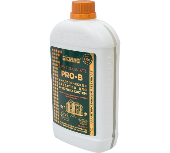 Изображение товара Концентрированное биологическое средство для очистных систем БиоБак Super Concentrate BB-PRO 30