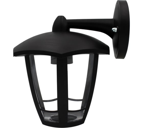 Изображение товара Настенный садово-парковый светильник Apeyron вниз, Е27x60Вт, 6-гранный, пластик, черный, прозрачный 170x193x230мм 11-165