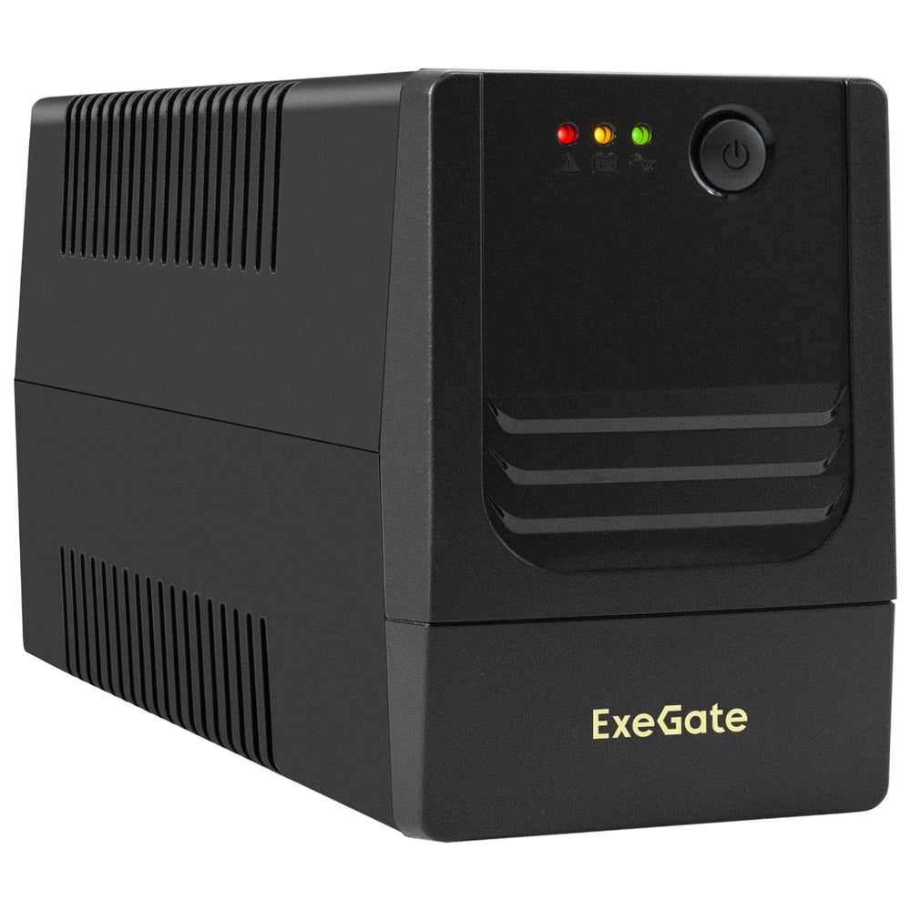 Источник бесперебойного питания ExeGate Power NB-800.LED.AVR.4C13.USB 800VA/480W, LED, AVR, 4 C13, USB, батарея 12V 9Ah, Black 299758