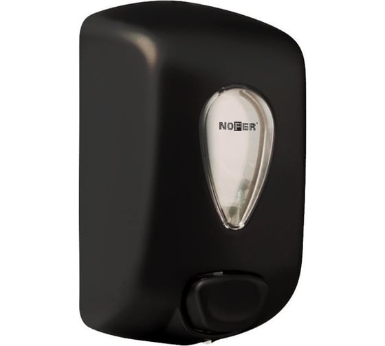 Изображение товара Диспенсер для мыла Nofer Classic пластиковый, чёрный, 1000 мл 03036.N
