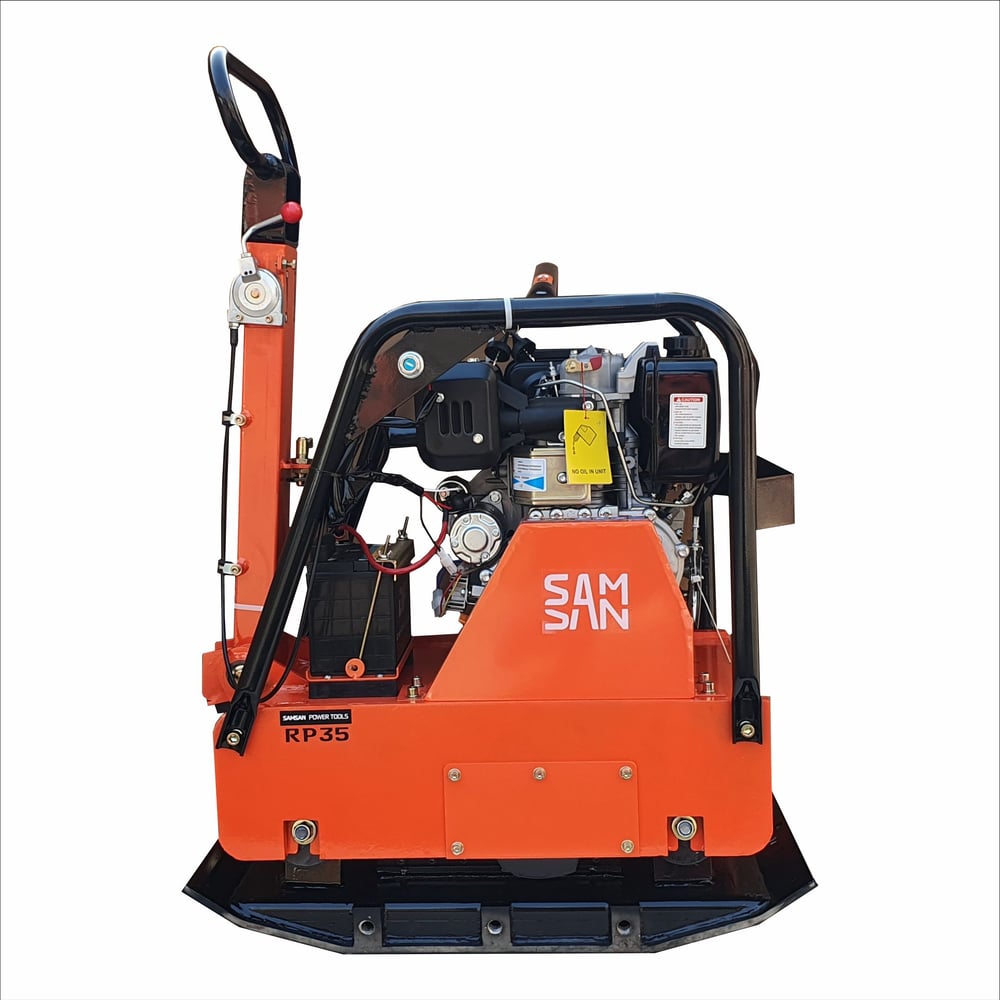 Изображение товара Виброплита реверсивная Samsan RP35 с двиг. Honda GX270 б./д.м., 330кг. RP3516 Изображение товара Виброплита реверсивная Samsan RP35 с двиг. Honda GX270 б./д.м., 330кг. RP3516