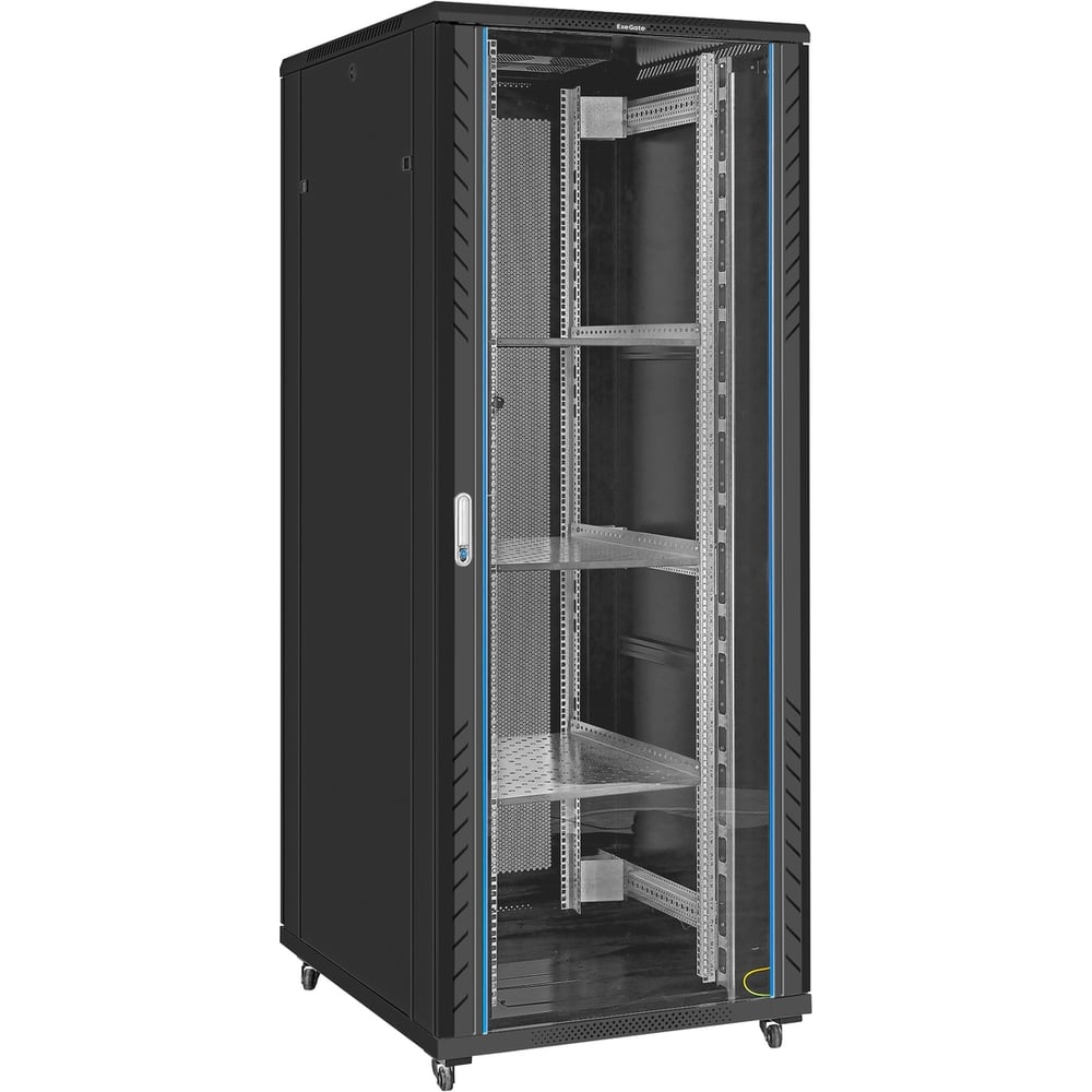 Изображение товара Шкаф телекоммуникационный ExeGate EC-FS-42U 19\" 42U 800x1000 мм Изображение товара Шкаф телекоммуникационный ExeGate EC-FS-42U 19\" 42U 800x1000 мм