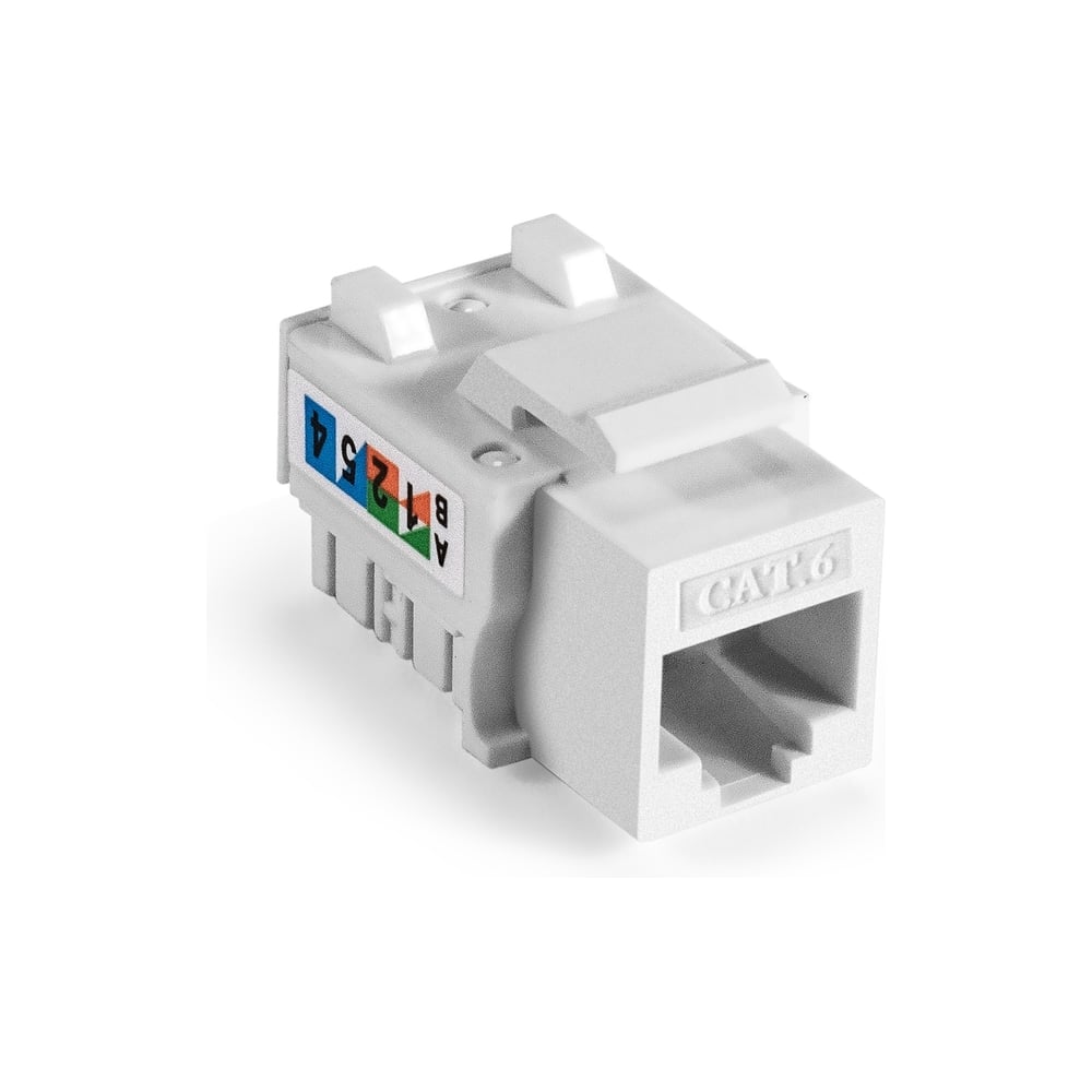Изображение товара Модуль-вставка ExeGate Keystone Jack RJ-45 KJ-8P8C-U-C6-90-110 Кат.6, неэкранированная, 90 градусов, IDC 110 297265 Изображение товара Модуль-вставка ExeGate Keystone Jack RJ-45 KJ-8P8C-U-C6-90-110 Кат.6, неэкранированная, 90 градусов, IDC 110 297265