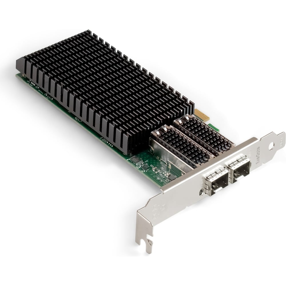 Изображение товара Сетевой адаптер ExeGate EXE-MCX4-2SFP28 PCI-E x8 v.3, порты 2x SFP28, Dual 25/10/1Gb/s, RDMA NIC Chipset Mellanox ConnectX-4 299018 Изображение товара Сетевой адаптер ExeGate EXE-MCX4-2SFP28 PCI-E x8 v.3, порты 2x SFP28, Dual 25/10/1Gb/s, RDMA NIC Chipset Mellanox ConnectX-4 299018