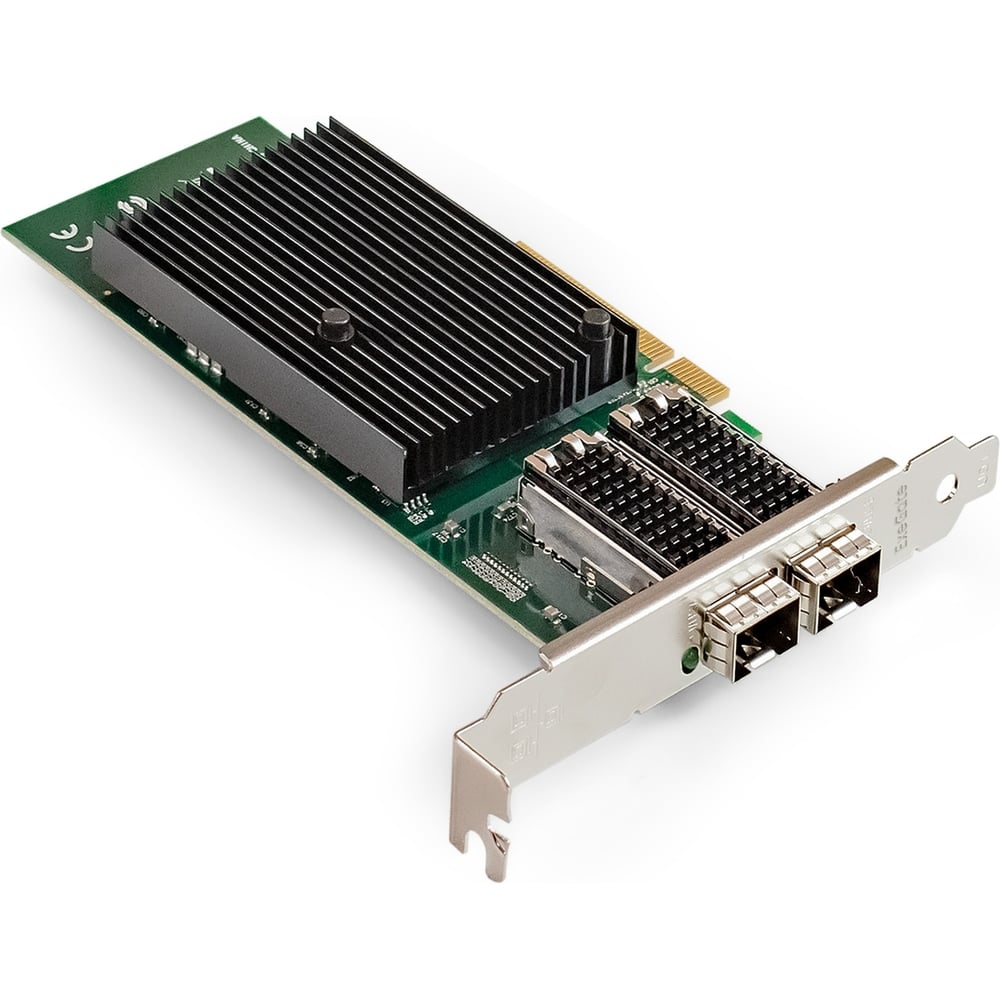 Изображение товара Сетевой адаптер ExeGate EXE-X710-2SFP+ PCI-E 10Gb/s для серверов
