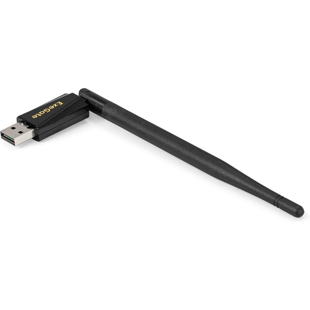 Изображение товара Беспроводной Wi-Fi адаптер ExeGate 300 Мбит/с USB с внешней антенной Изображение товара Беспроводной Wi-Fi адаптер ExeGate 300 Мбит/с USB с внешней антенной