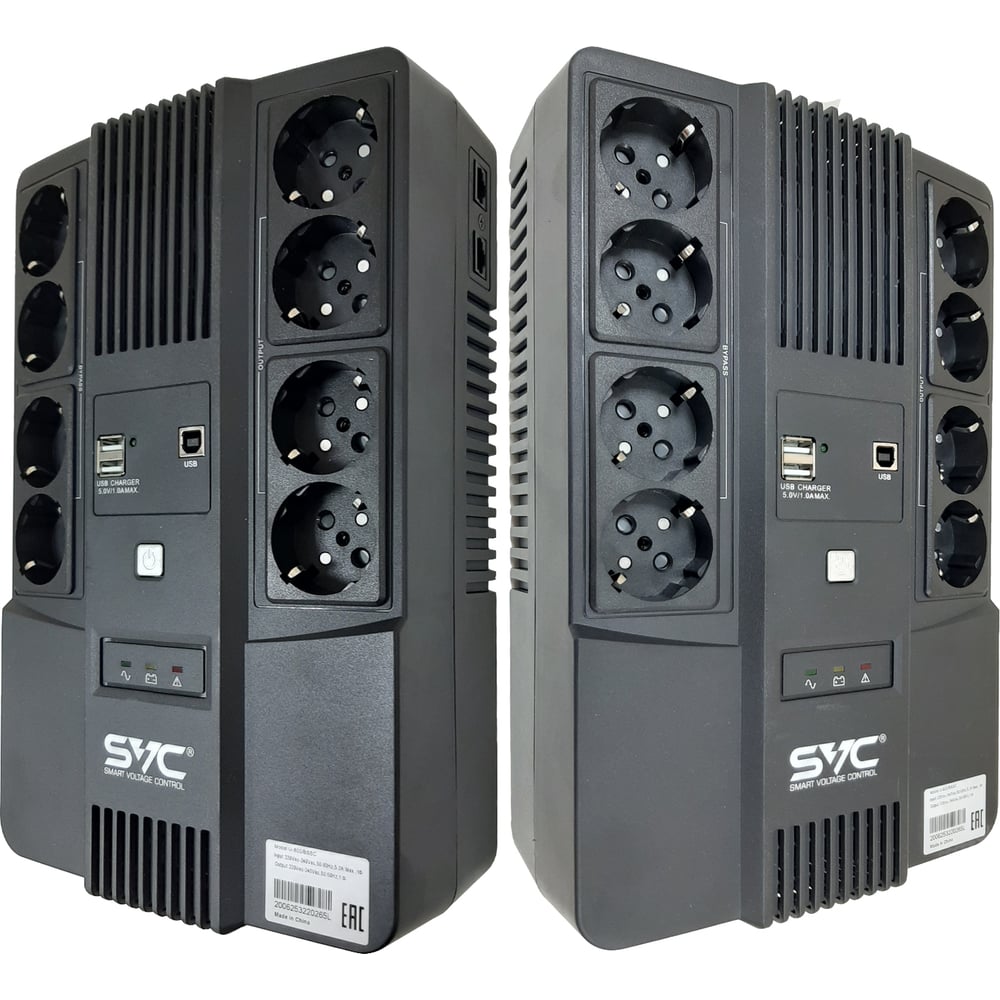 Изображение товара Источник Бесперебойного питания SVC U-800/BSSC 21U-800/BSSC Изображение товара Источник Бесперебойного питания SVC U-800/BSSC 21U-800/BSSC