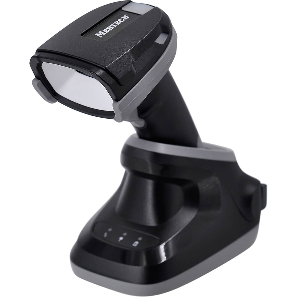 Изображение товара Сканер MERTECH CL-2410 BLE Dongle P2D USB black + зарядно-коммуникационная подставка (Cradle) 4886