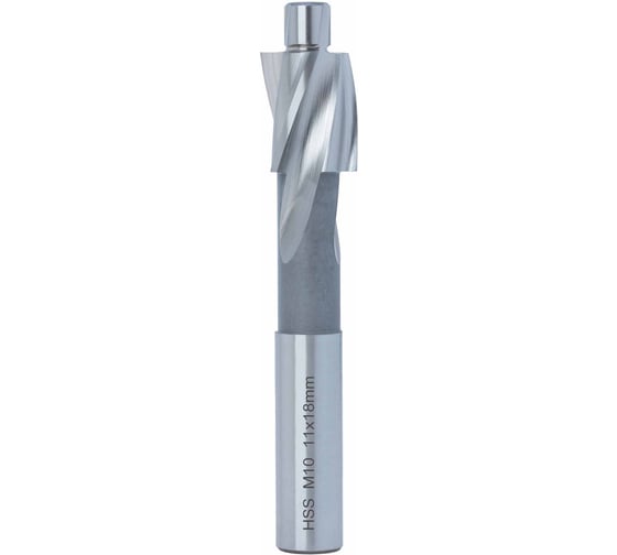 Изображение товара Цековка проходная средняя MASTER-TOOL 180гр. M10 11.0/18мм HSS-G 102413PRO