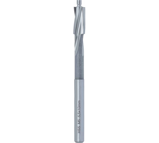 Изображение товара Цековка проходная средняя MASTER-TOOL 180гр. M5 5.5/10мм HSS-G 102410PRO
