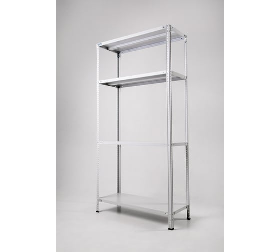 Изображение товара Стеллаж ООО ФУРАМА СТФЛ 1500x1100x300 мм, 4 полки, серый СТФЛ151130-4