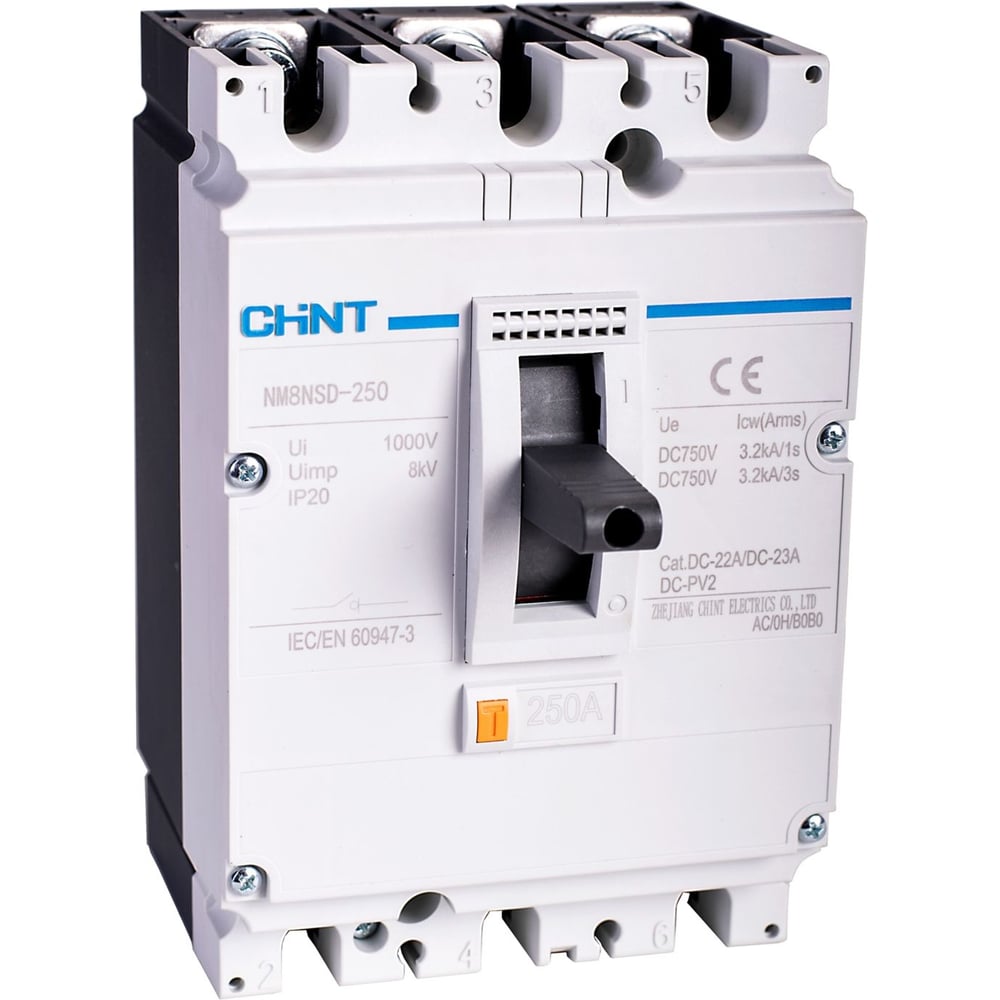 Выключатель-разъединитель CHINT NM8NSD-250 DC 4P (R) 273115