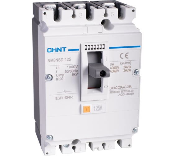 Изображение товара Выключатель-разъединитель CHINT NM8NSD-125 AC 4P (R) 271883