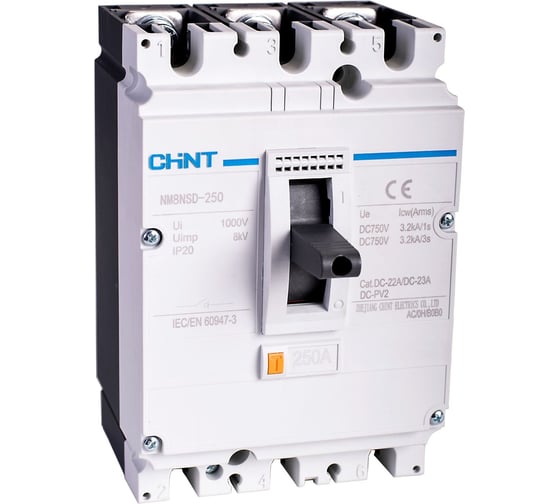 Изображение товара Выключатель-разъединитель CHINT NM8NSD-250 AC 4P (R) 271503