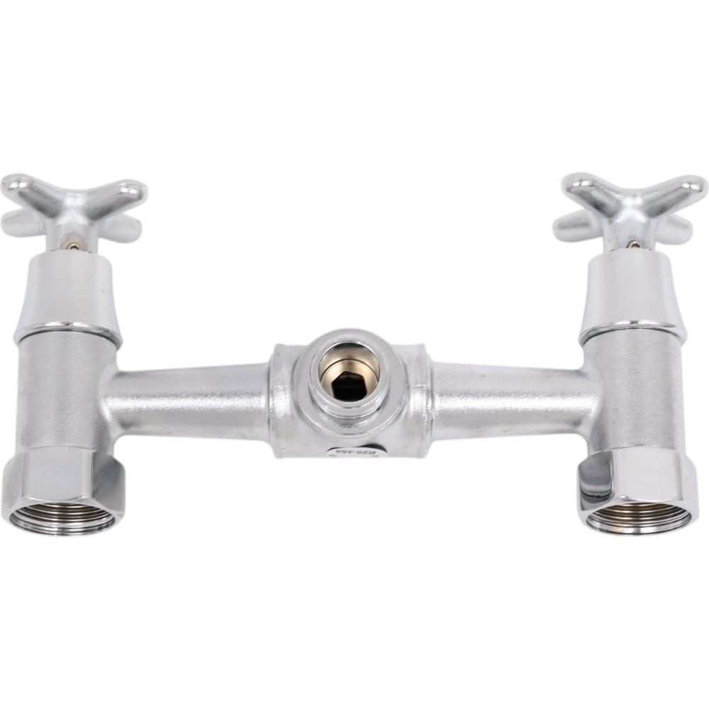 Изображение товара Смеситель для ванны Эверест B20-350 двухрычажный современный хром стеновой