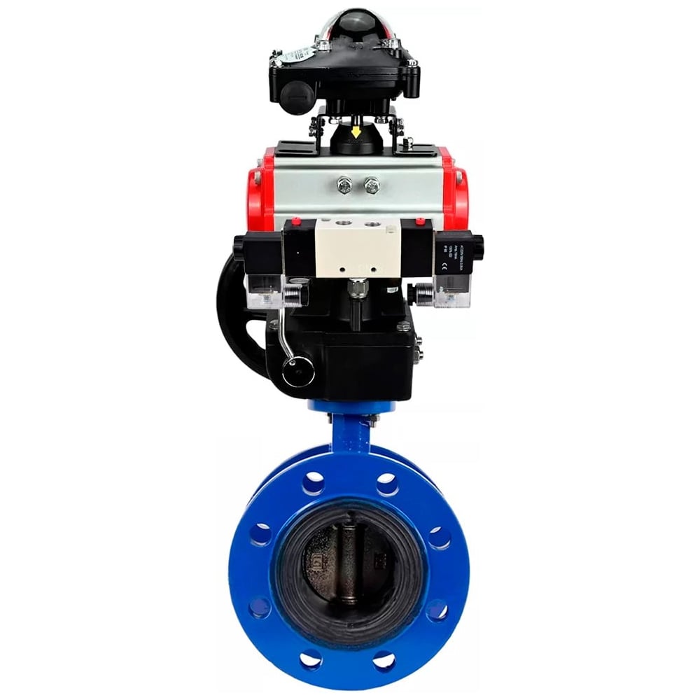 Изображение товара Пневмозатвор DN.ru GGG40-304-EPDM-2W-F-H Ду200 для промышленных систем