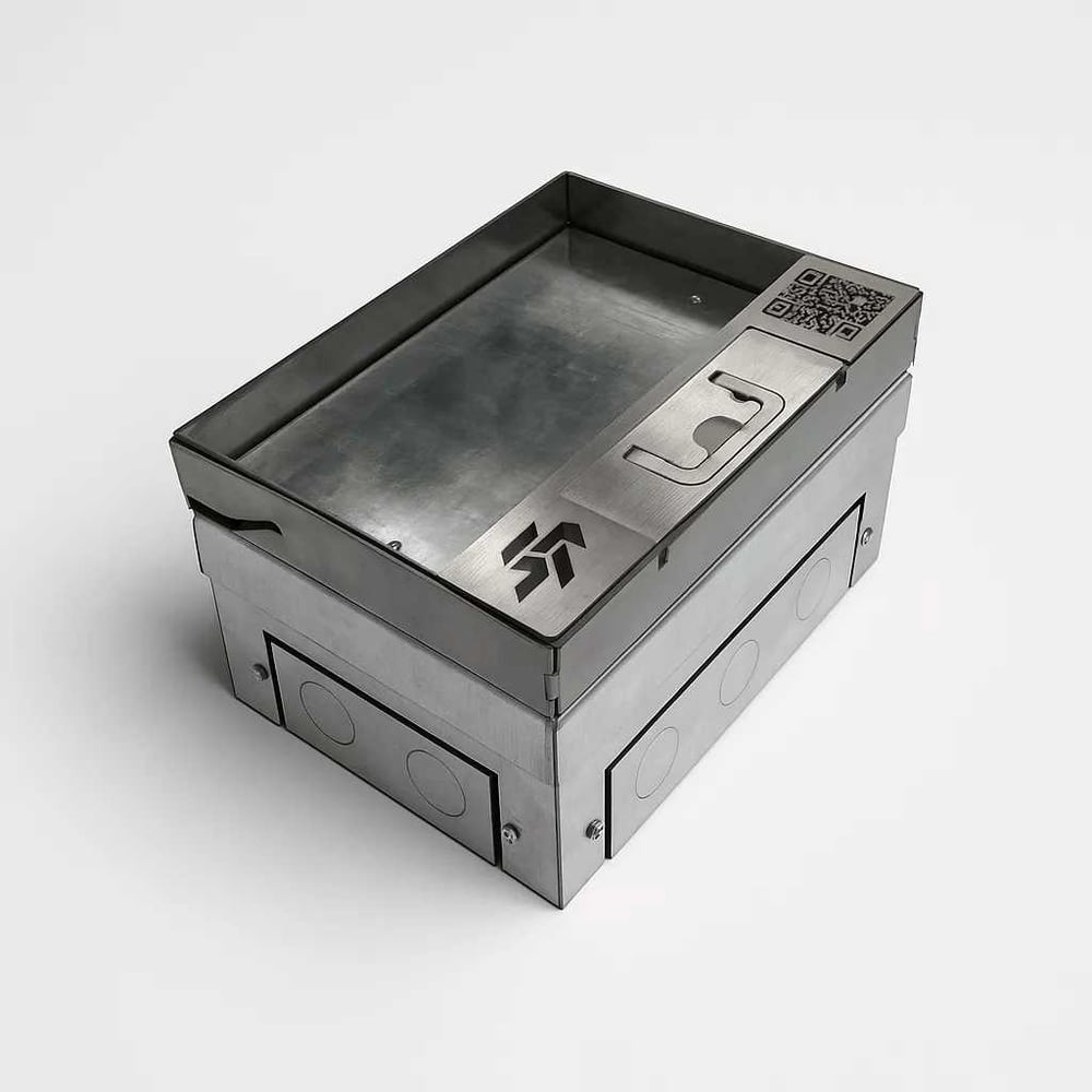 Люк-невидимка SYSTEM POWER VT.06 на 12 модулей (6 розеток) – ip41 SP01-0212
