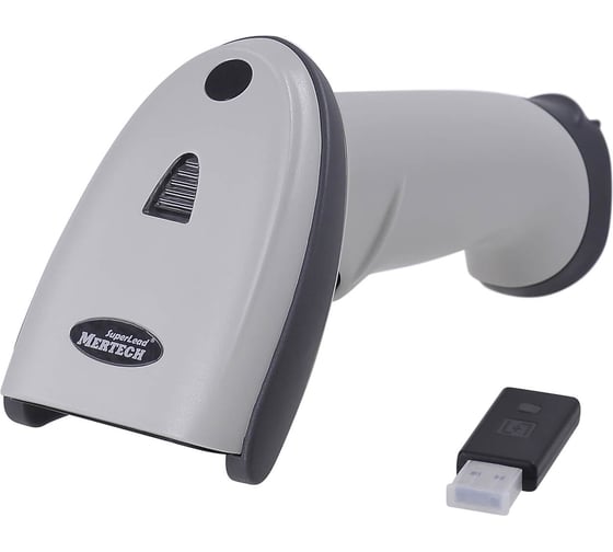 Изображение товара Сканер  CL-2210 BLE Dongle P2D USB с зарядно-коммуникационной подставкой white MERTECH 4284