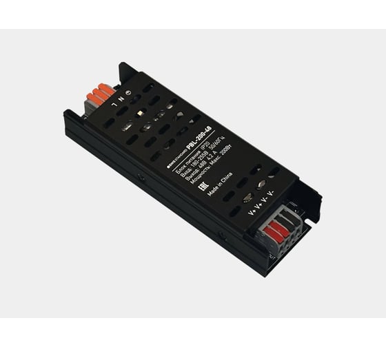 Изображение товара Блок питания SWG черный IP20, PBL-200-48, 200Вт, 48В 00-00038346