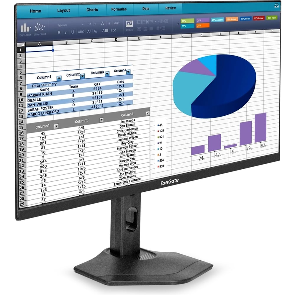 Изображение товара Монитор ExeGate с аудио 23.8 120 Гц ProSmart EH2407CA IPS LED Grade A+, FHD, 1920x1080 120Гц, 16:9, 250cd/m2, 1000:1, 3-5ms, Speakers, audio-out, D-Sub, HDMI 299034
