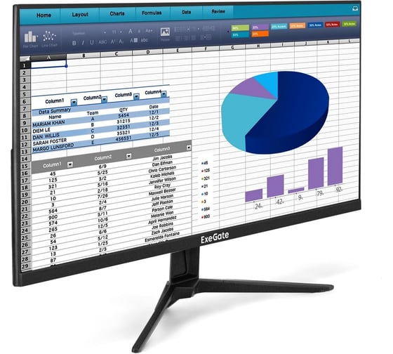 Изображение товара Монитор ExeGate с аудио 27 100 Гц SuperView EH2700CA IPS LED Grade A+, FHD, 1920x1080 100Гц, 16:9, 250cd/m2, 1300:1, 178/178, 3-5ms, Speakers, D-Sub, HDMI 300398