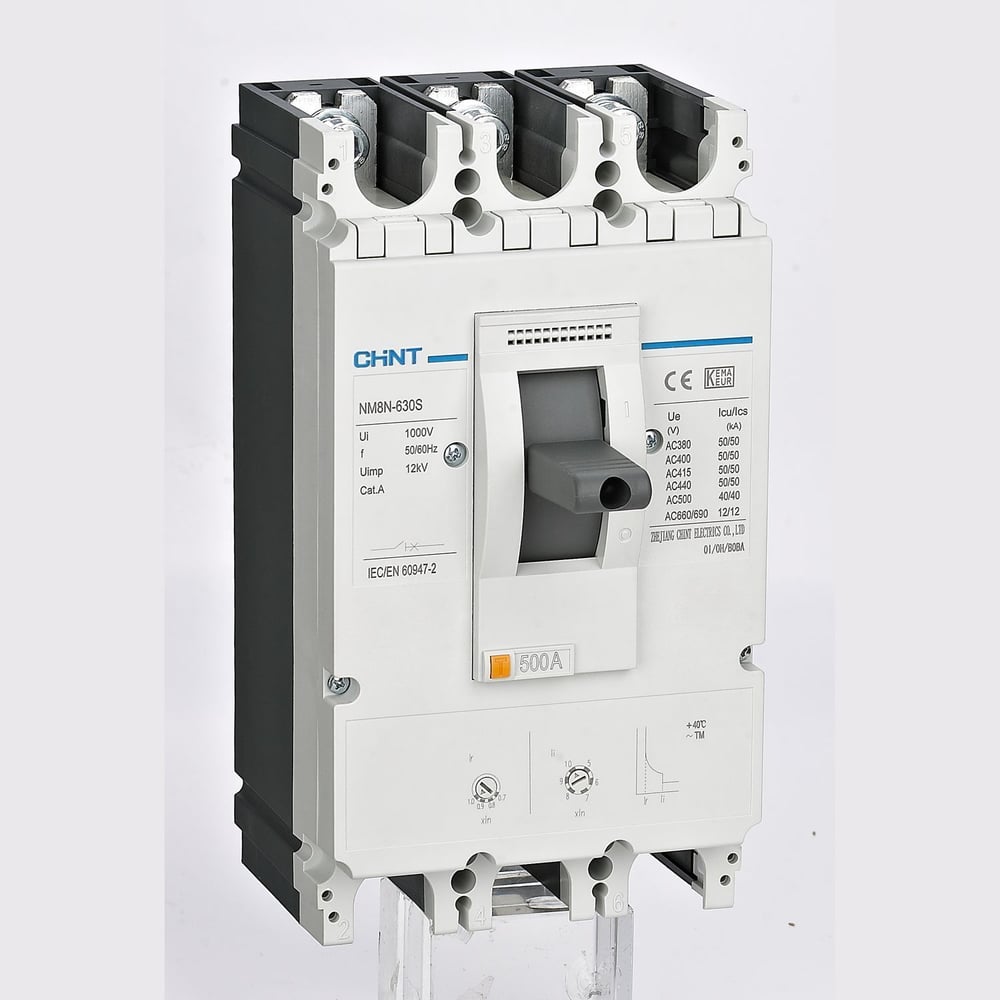 Автоматический выключатель защиты двигателя CHINT NM8N-800S M 700А 50кА 3P (R) 273075
