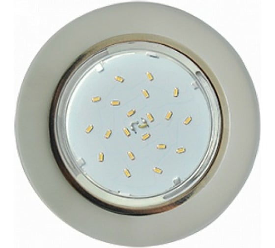 Изображение товара Светильник Ecola GX53 H4 LD5310 Glass стекло, круг, подсветка хром - матовый 38x126 SL53RNECH