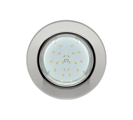 Изображение товара Светильник Ecola GX53 H4 LD5310 Glass стекло, круг, подсветка хром - хром зеркальный 38x126 SM53RNECH