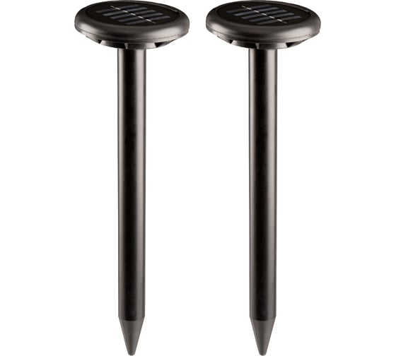 Изображение товара Набор ультразвуковых отпугивателей кротов на солнечной батарее REXANT R30 2 шт. 71-0067