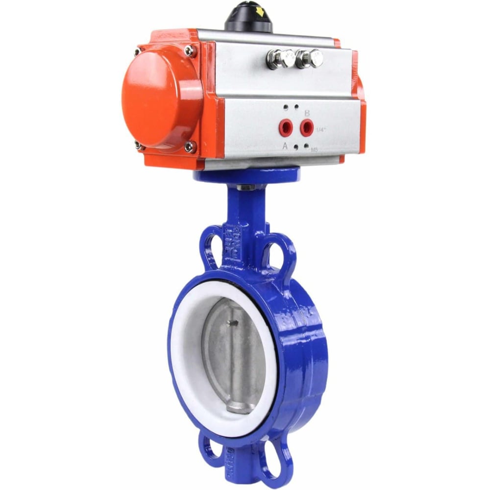 Затвор DN.ru WCB-316L-PTFE Ду100 Ру16, с пн.прив. SA-140 D050-94837