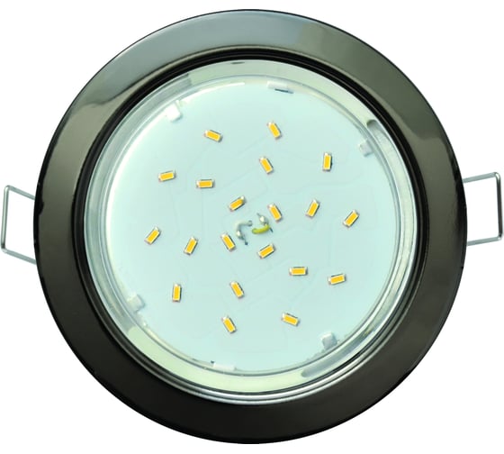 Изображение товара Встраиваемый светильник Ecola GX53 H4 без рефлектора, черный хром 38x106, упаковка 2 шт FB53P2ECB