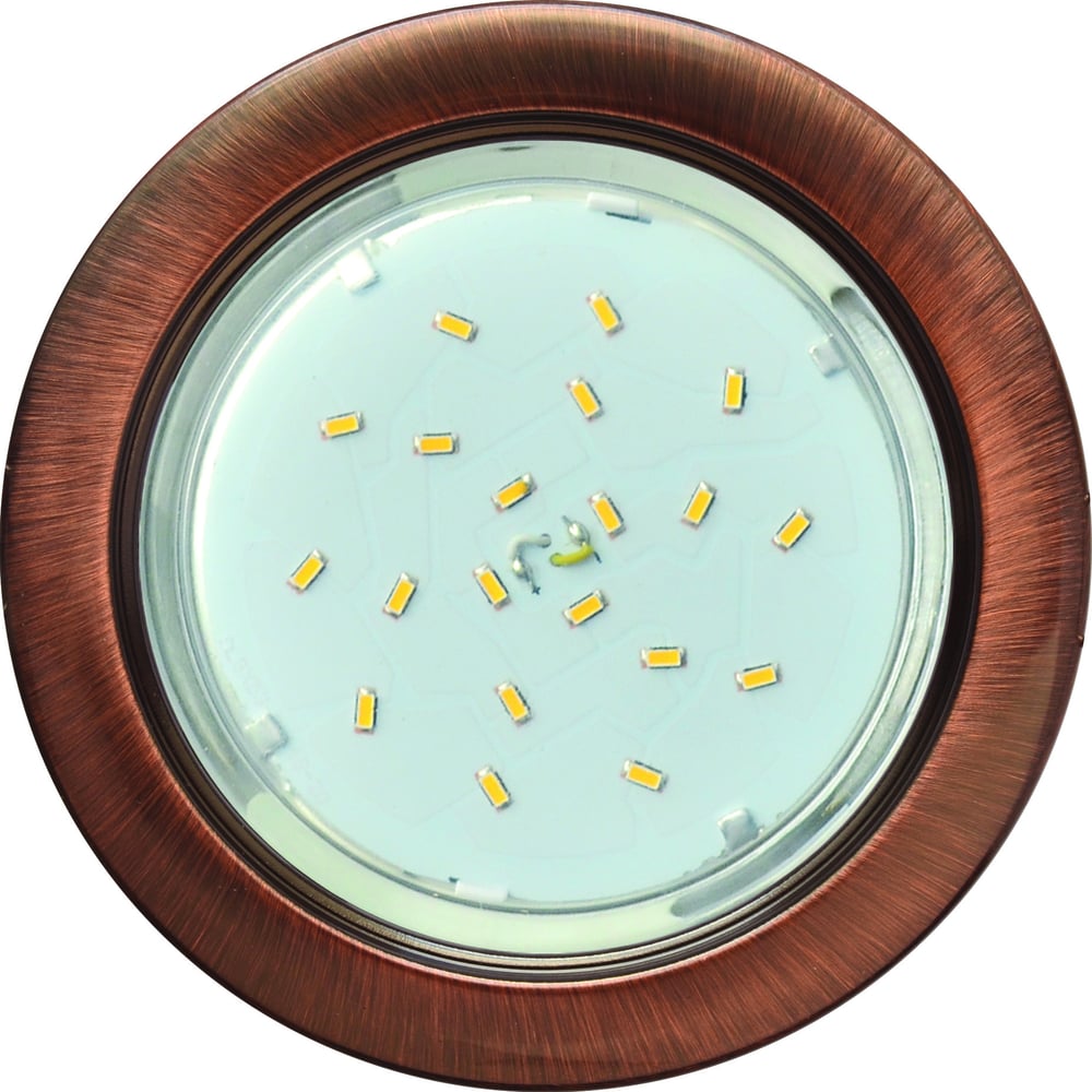 Изображение товара Встраиваемый светильник Ecola GX53 H4 без рефлектора, черненая медь 38x106 FP53H4ECB