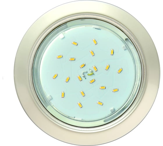 Изображение товара Встраиваемый светильник Ecola GX53 H4 без рефлектора, жемчуг 38x106, упаковка 2 шт SP53P2ECB