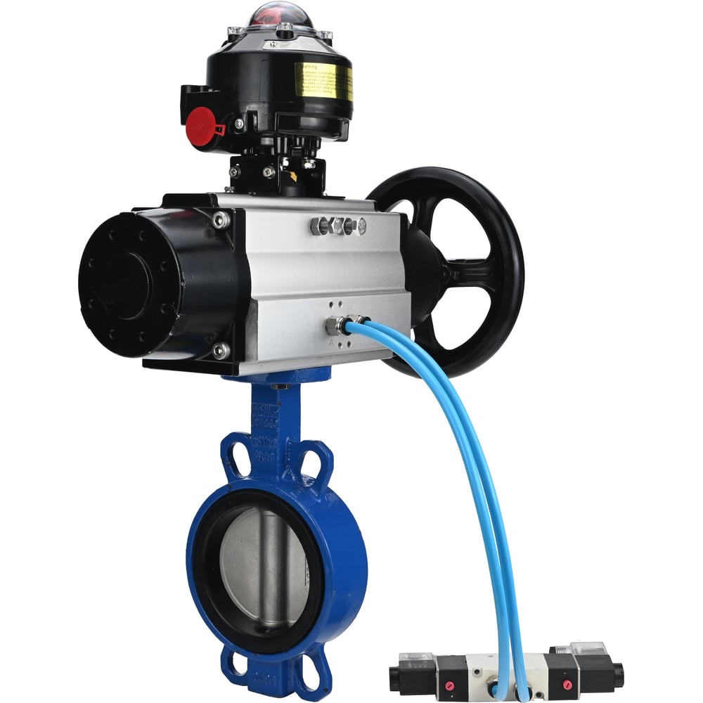 Изображение товара Затвор DN.ru WCB-316L-EPDM Ду150 с пневмоприводом