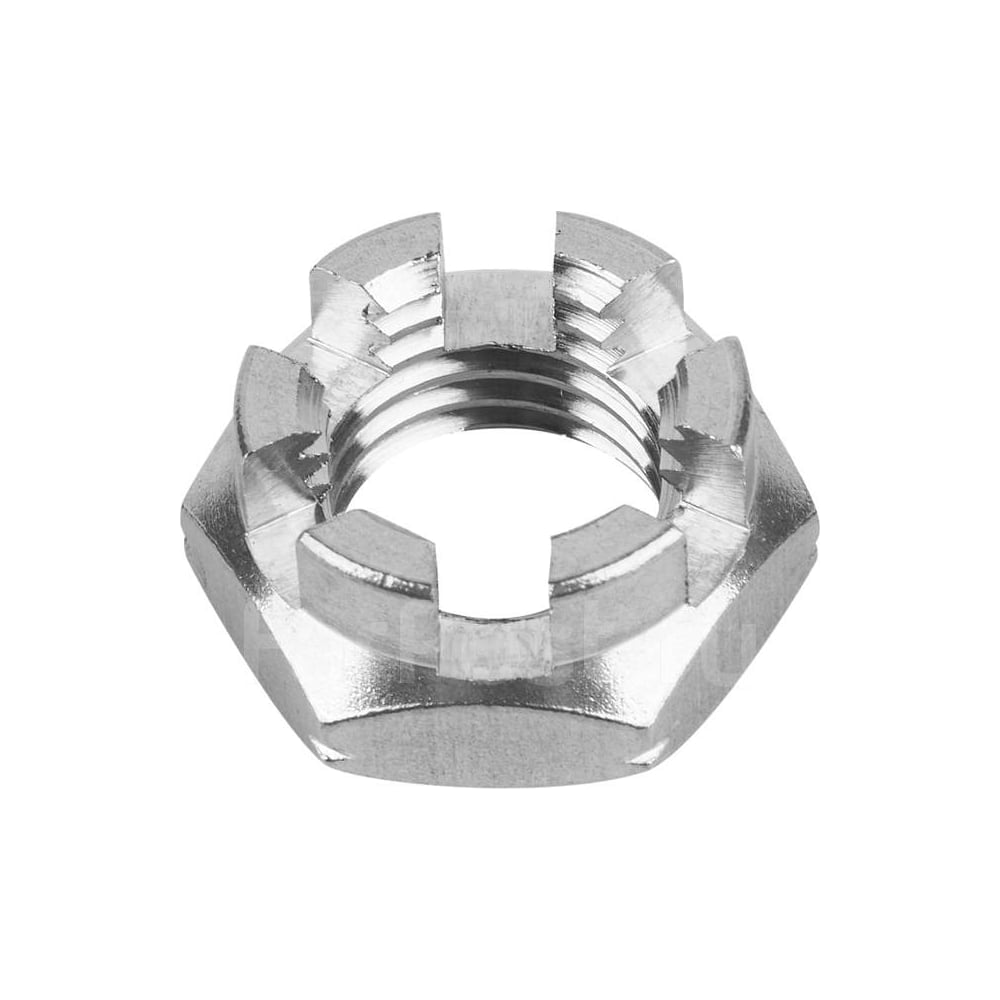 Гайка ЮпитерСталь корончатая DIN 937-1 (Ключ 35) М24 цинк, 70 шт, JU03559