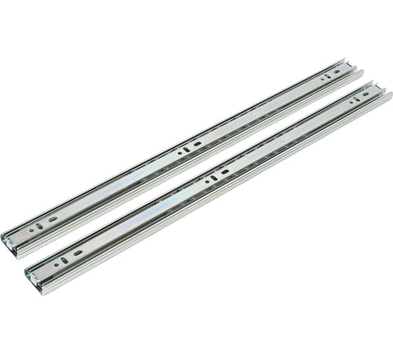 Изображение товара Шариковые направляющие для ящиков Локри хром, 500 мм, 2 шт. WP 500