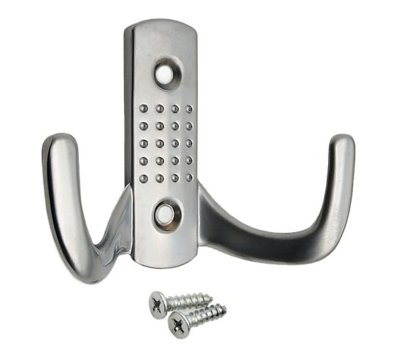 Изображение товара Малый перфорированный крючок SOLLER 212В матовый хром Е995