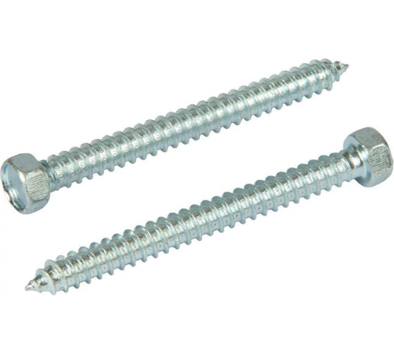 Изображение товара Саморез КВАДРА DIN 7976, 5.5x60, цинк, 6-гр. голова, острый, кор. 100 шт. 765560003101