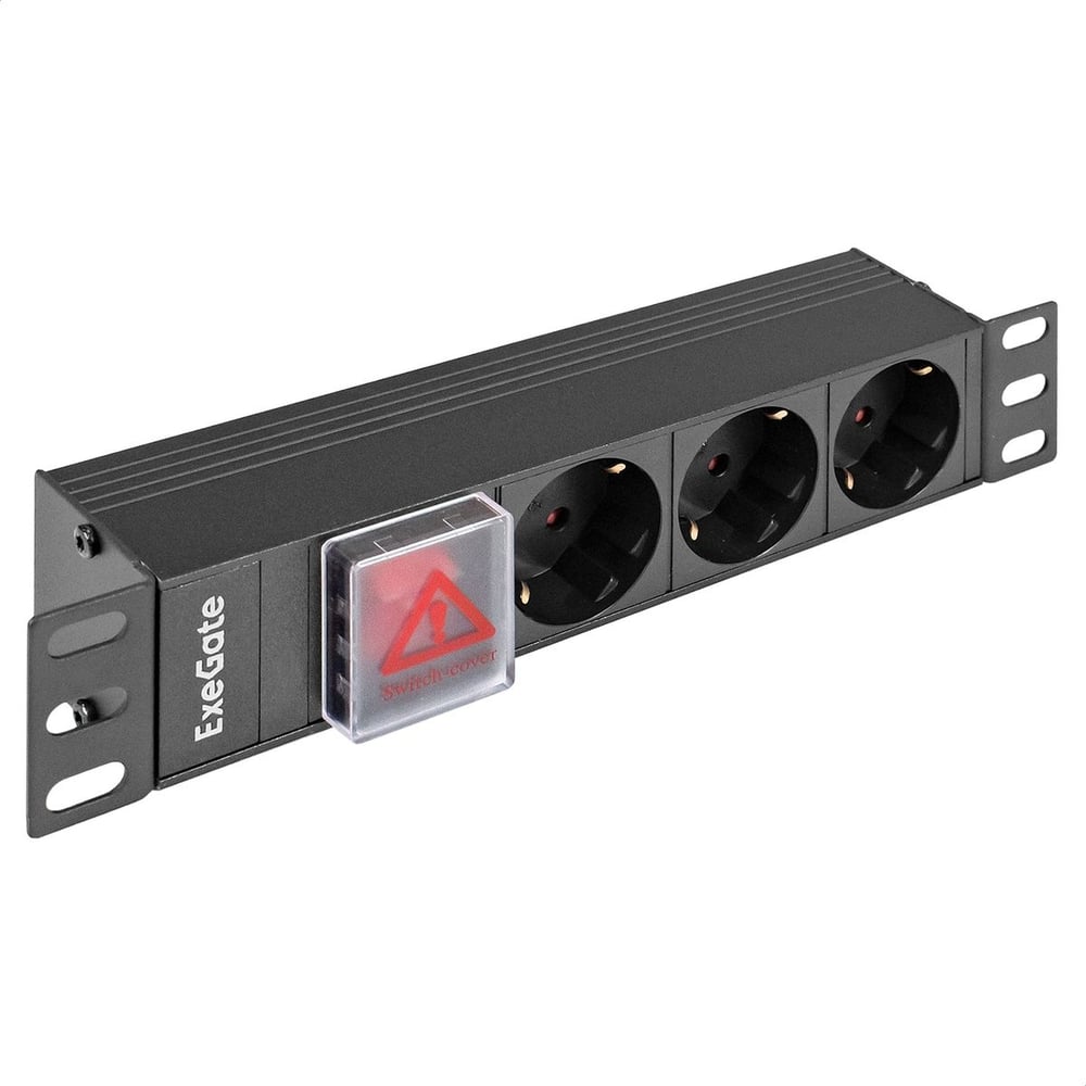 Изображение товара Блок розеток ExeGate ServerPro PDU-10H305 с выключателем и подсветкой, алюминий Изображение товара Блок розеток ExeGate ServerPro PDU-10H305 с выключателем и подсветкой, алюминий