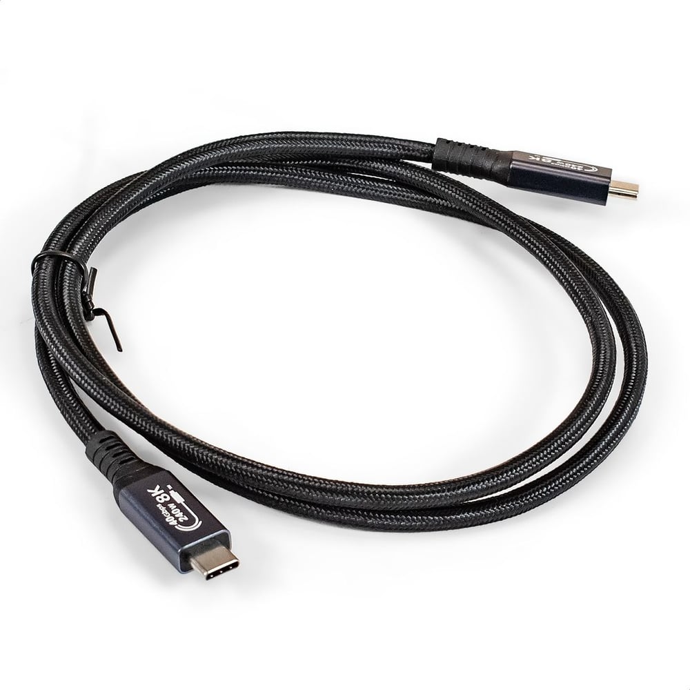 Кабель для зарядки ExeGate EX-CCP-USB4.0-CMCM-QC-1.0 USB4.0 USB Type Cm/Cm, 40Gbit/s, 5A, 240 Вт, PD3.1/QC4.0, 1м 298076