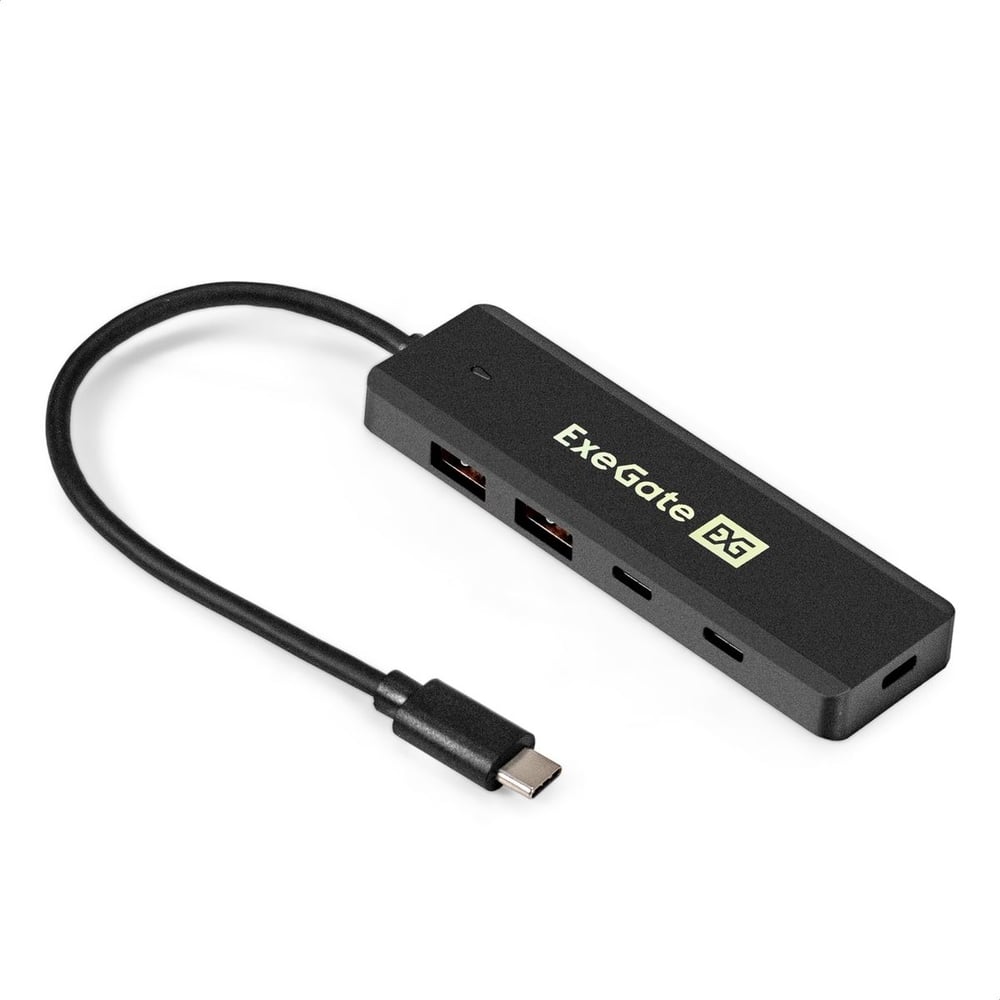 Изображение товара USB-Хаб концентратор 4-в-1 ExeGate DUB-2C2P/10G кабель-адаптер USB 3.2 Gen2 Type C 2xUSB3.2 Gen2 Type-A 10G /2xUSB3.2 Gen2 Type-C 10G, SuperSpeed+ USB 10 298169 Изображение товара USB-Хаб концентратор 4-в-1 ExeGate DUB-2C2P/10G кабель-адаптер USB 3.2 Gen2 Type C 2xUSB3.2 Gen2 Type-A 10G /2xUSB3.2 Gen2 Type-C 10G, SuperSpeed+ USB 10 298169